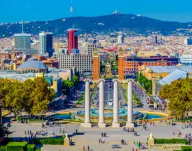 Vue de Barcelone