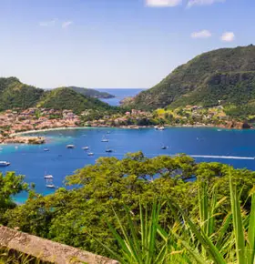 La baie des Saintes des Iles de Guadeloupe