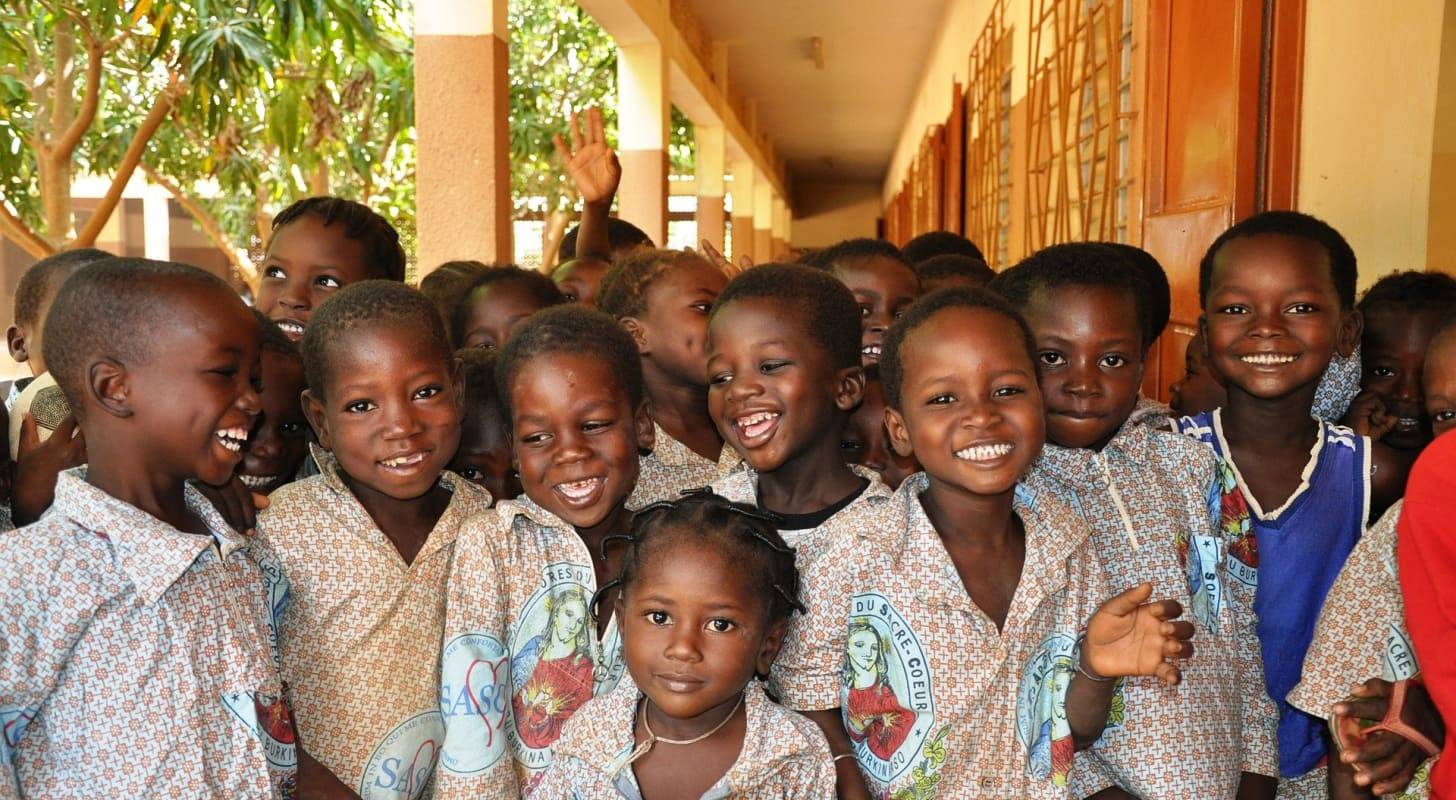 Voyage à Ouagadougou, des enfants à l'école