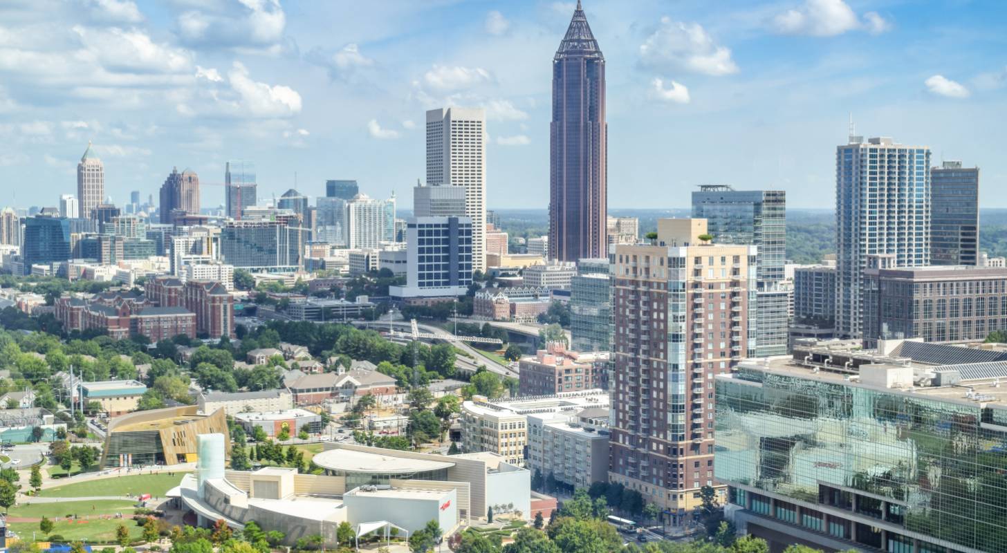 Réserver un vol pas cher pour Atlanta et visiter le centre ville d'Atlanta