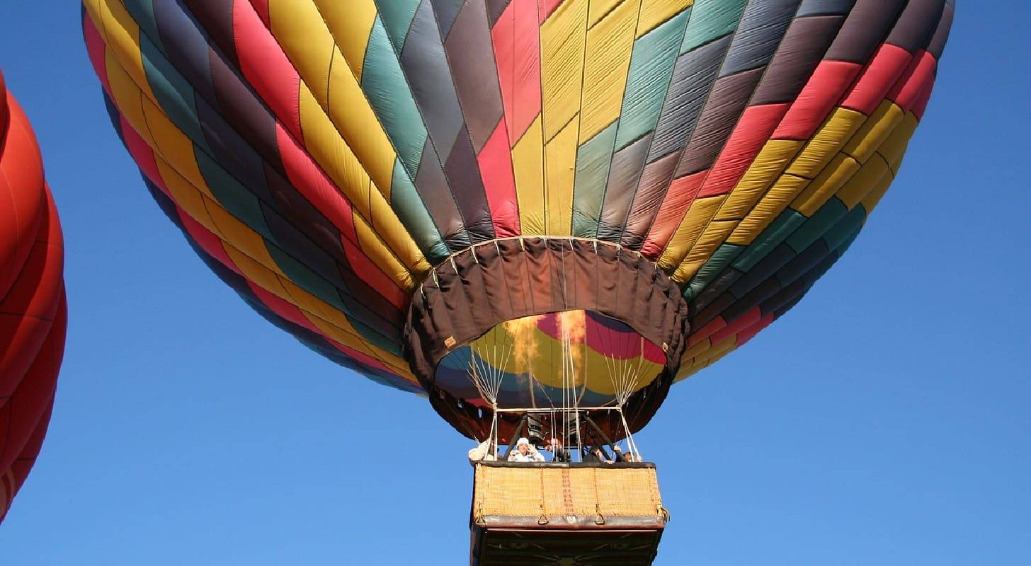 Photo d'une montgolfière près de Charlotte
