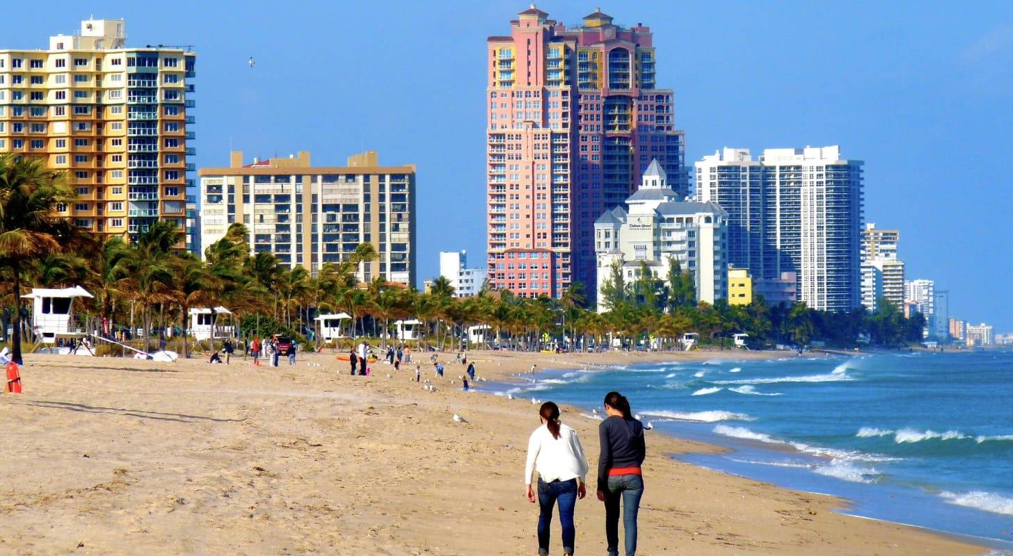  Trouvez un billet d'avion pas cher et profitez des plages de Fort Lauderdale