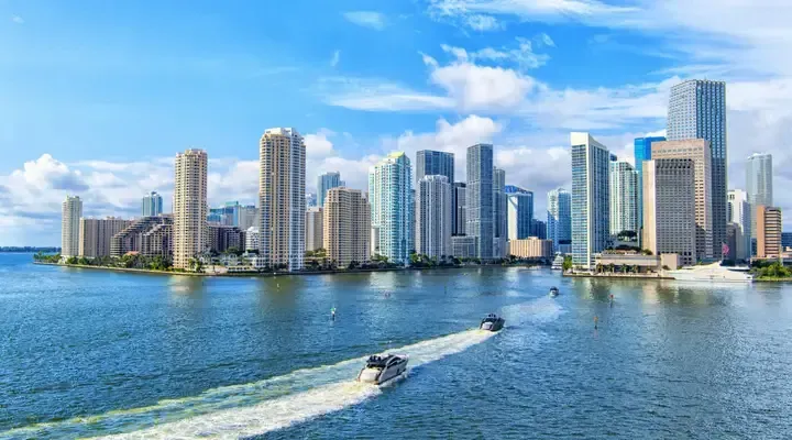 La Skyline de Miami Billets d'avion pas chers Miami, admirez la Skyline