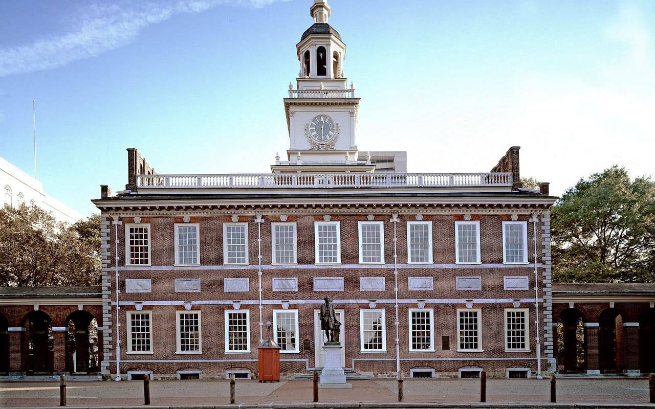 Achetez un billet d'avion pas cher pour Philadelphie et visitez l'Independence hall