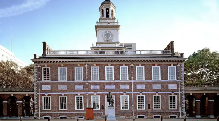 L'Independence hall de Philadelphie Achetez un billet d'avion pas cher pour Philadelphie et visitez l'Independence hall