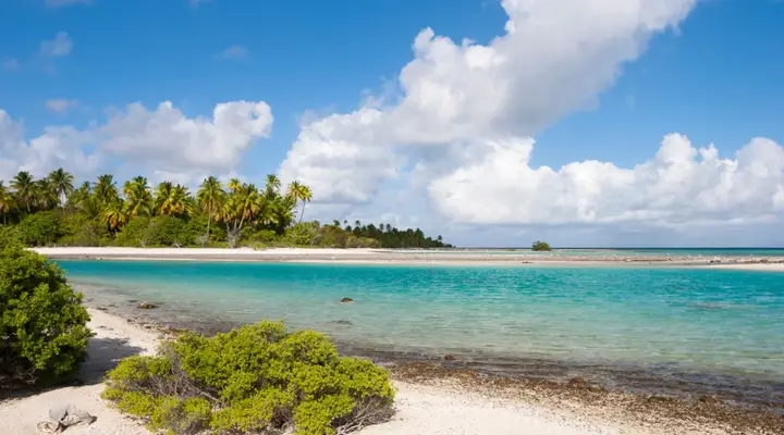 Plage paradisiaque en Polynésie Billet d'avion pas cher Polynésie