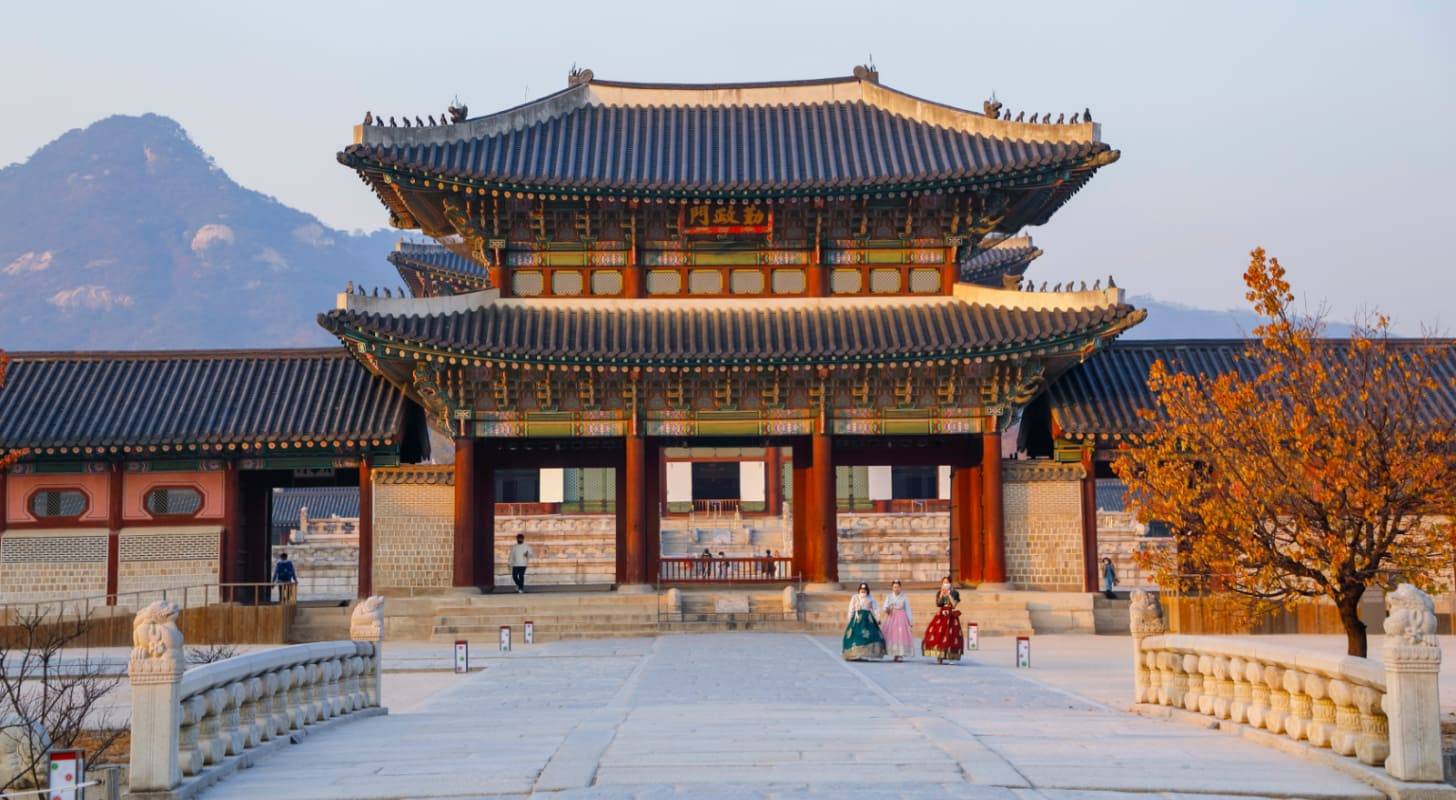 Vol pas cher pour Séoul, visite du Palais de Gyeongbok
