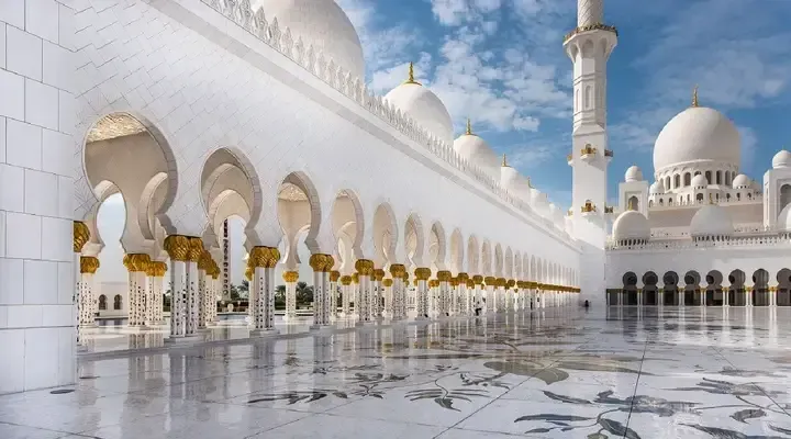 La Mosquée Cheikh Zayed d'Abou Dabi Vol pas cher pour Abou Dabi, visite de la Mosquée Cheikh Zayed
