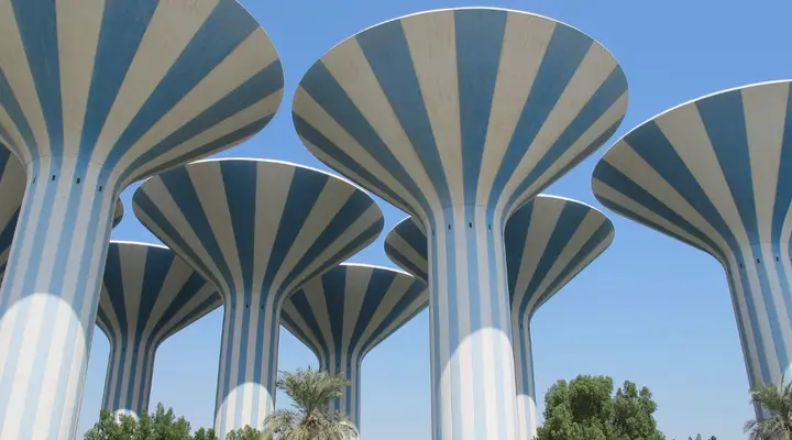Des châteaux d'eau à Koweït City Billet d’avion pour Koweït City, découvrez les châteaux d'eau emblématiques