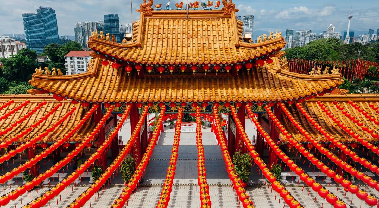 Voyage à Kuala Lumpur, visite du Temple Thean Hou dans la capitale malaisienne