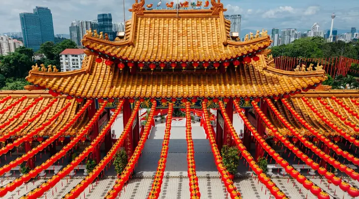 Voyage à Kuala Lumpur, visite du Temple Thean Hou dans la capitale malaisienne Voyage à Kuala Lumpur, visite du Temple Thean Hou dans la capitale malaisienne