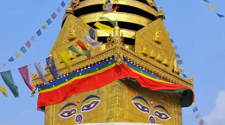 Temple de Swayambhunath Vol pas cher Katmandou