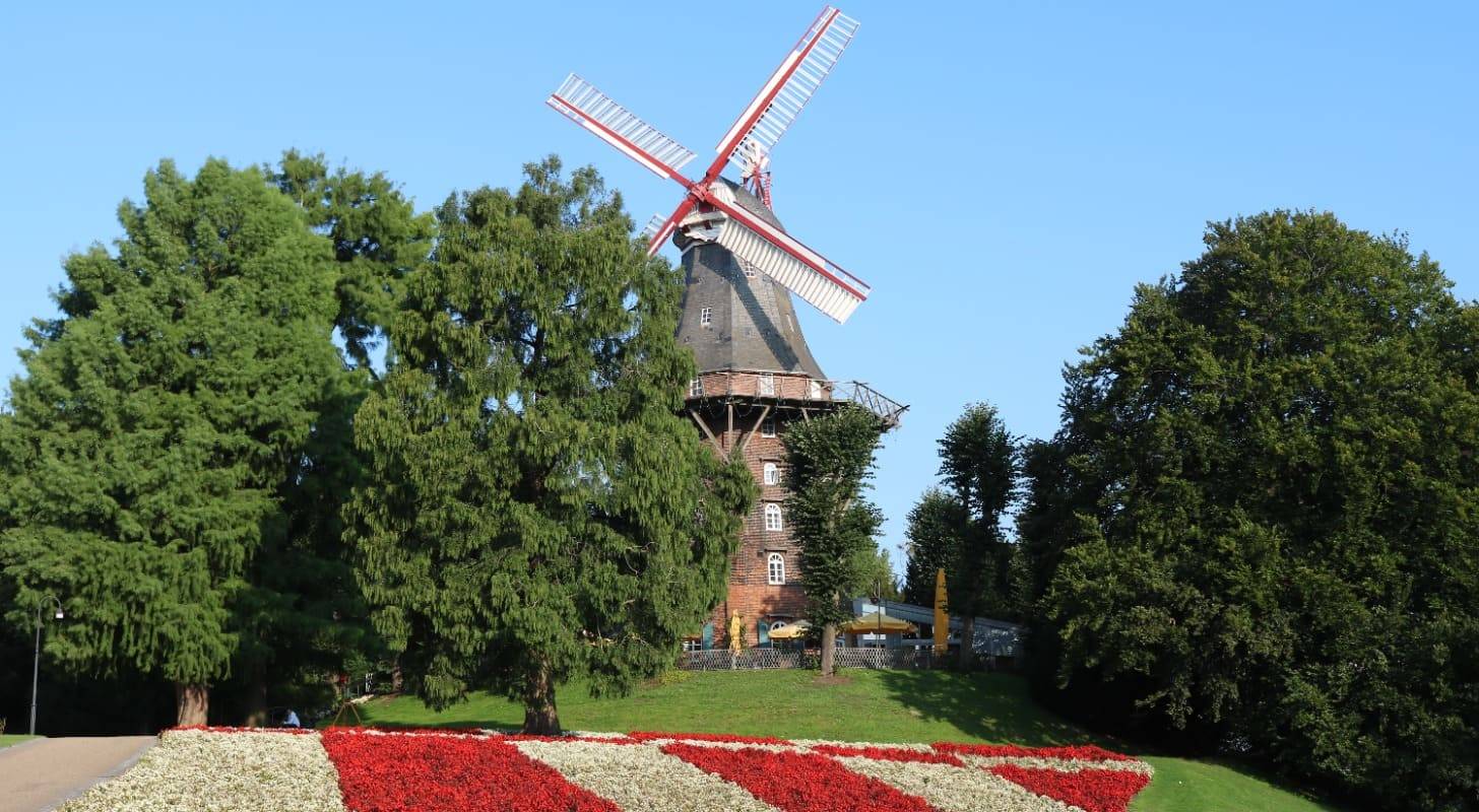 Photo du moulin à vent de Brême