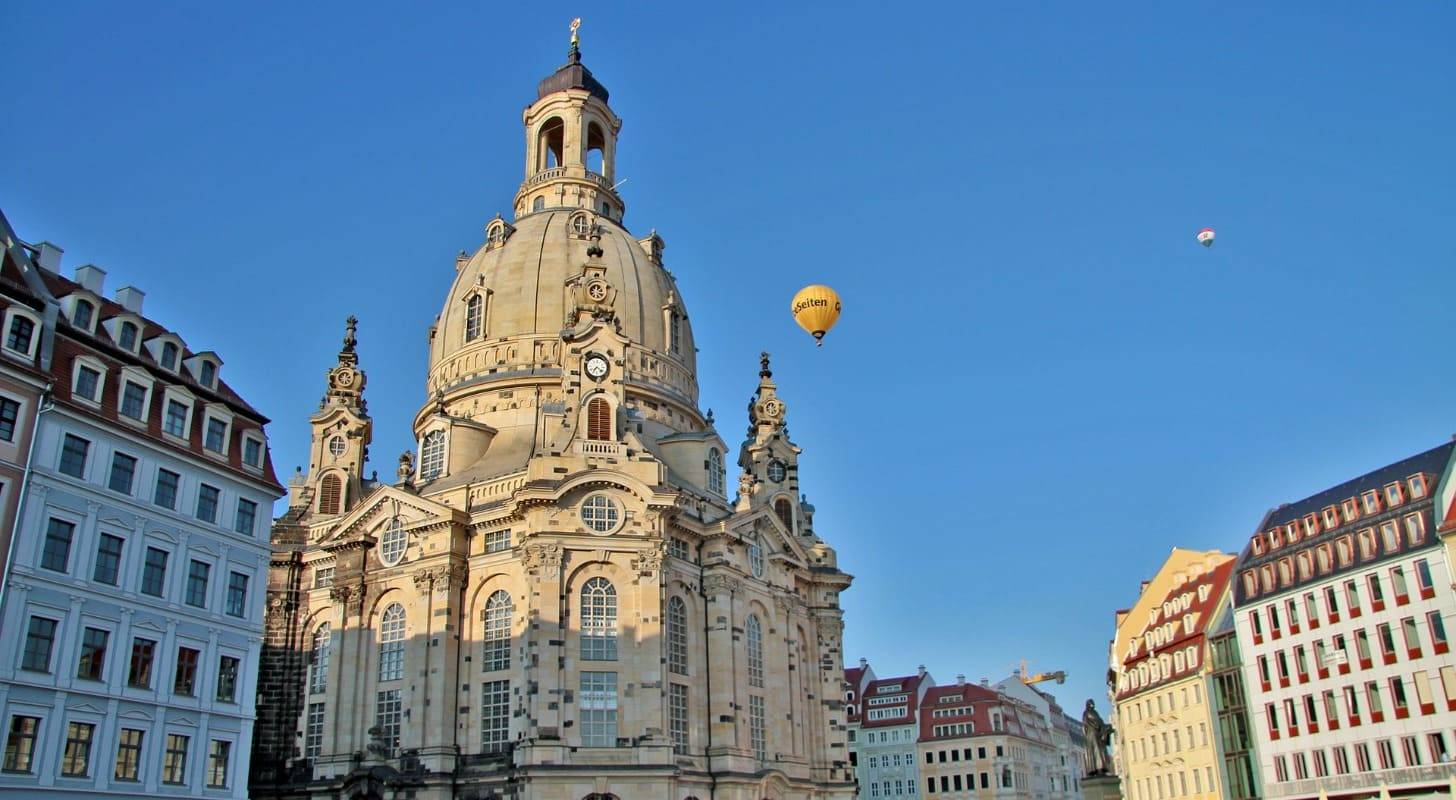 Photo de la Frauenkirche à Dresde en Allemagne