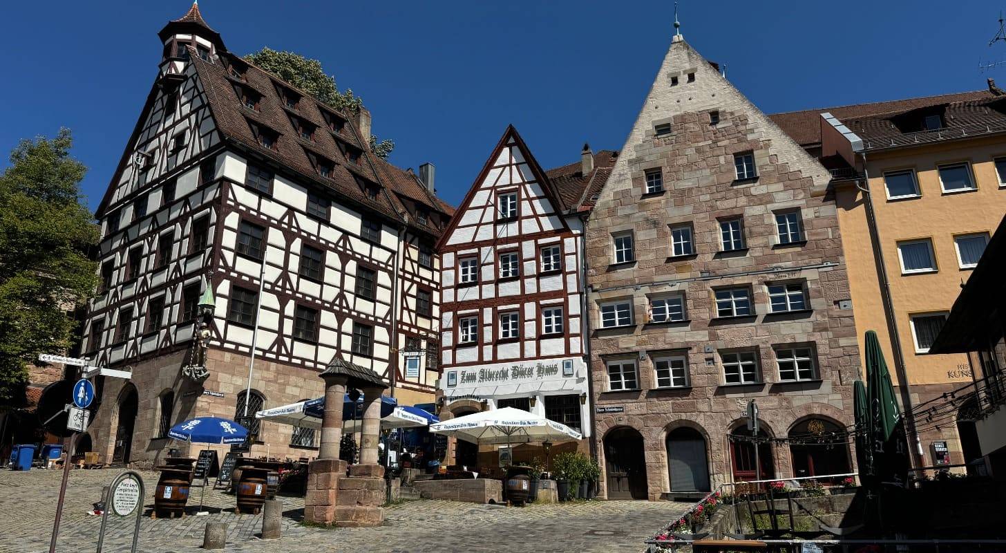 Vue du Centre historique de Nuremberg
