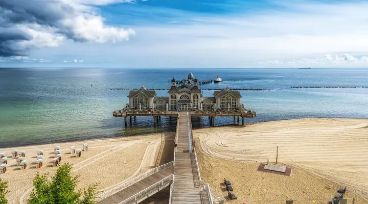 Promenade des trois Kaiserbäder à Heringsdorf Vol Heringsdorf pas cher
