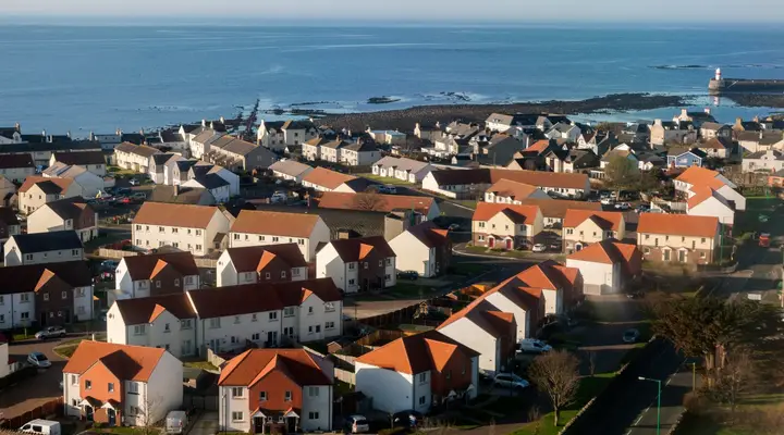 Centre ville de Douglas sur l'île de Man Vol pas cher Douglas île de Man