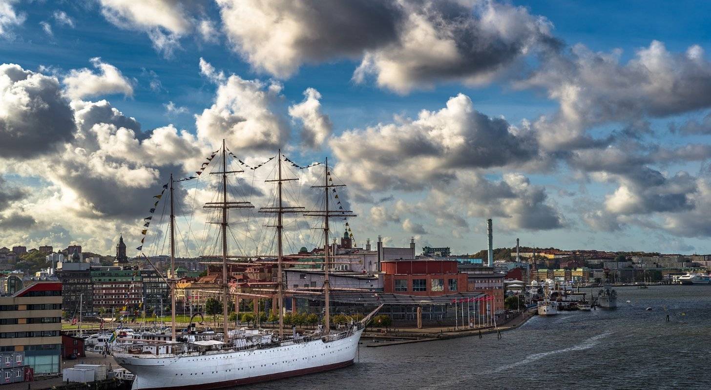 Vue des quais de Göteborg