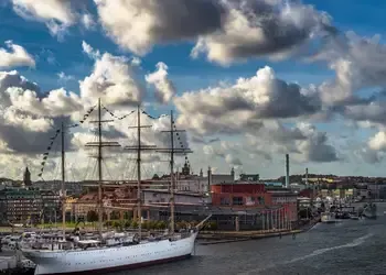 Vue des quais de Göteborg