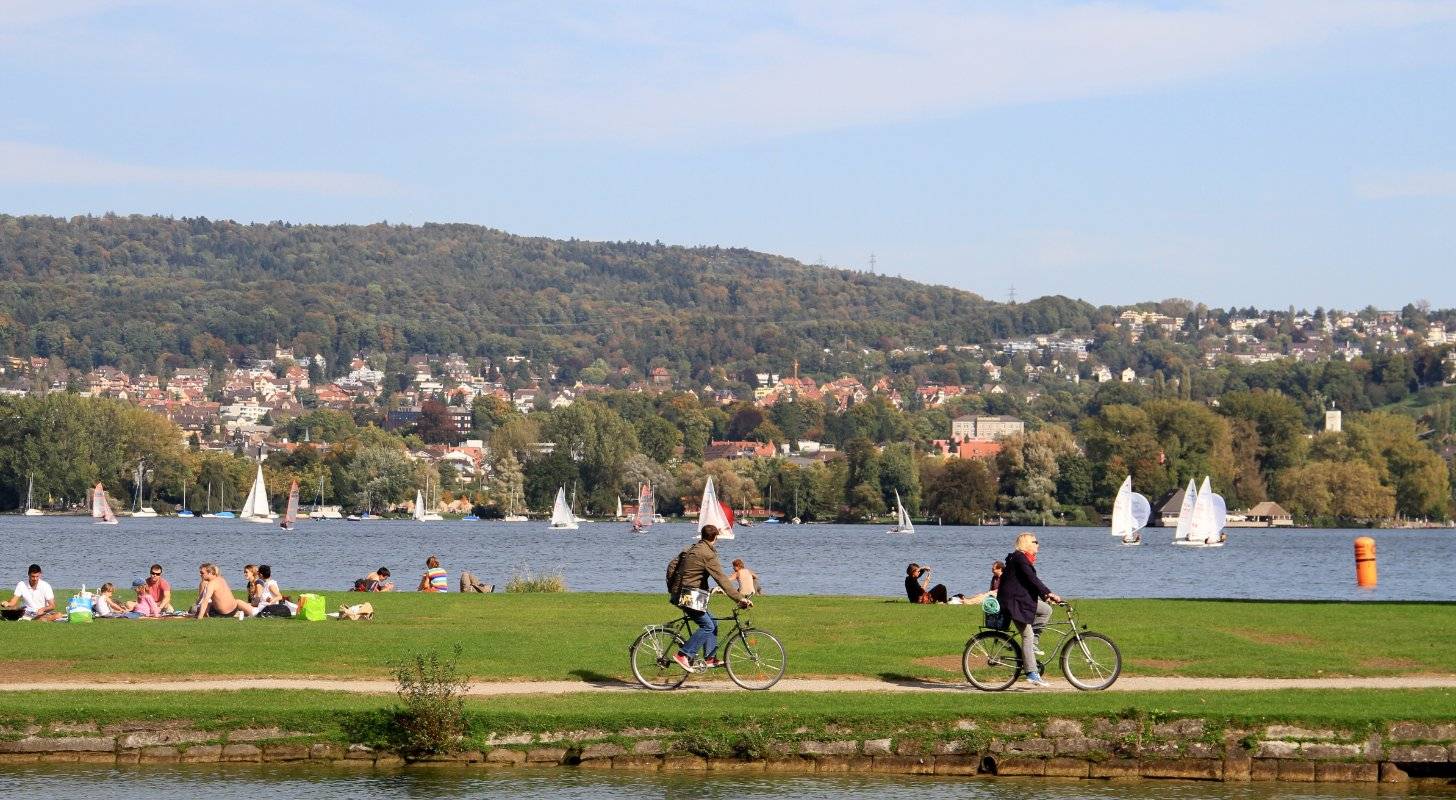 Billet d’avion pas cher pour Zurich, tour en vélo autour du lac
