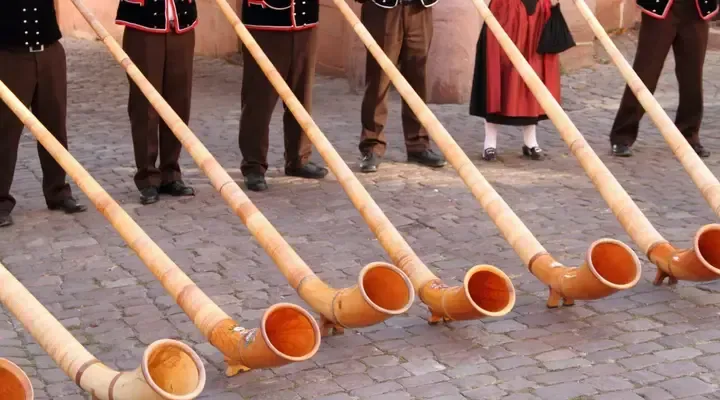 Voyage à Zurich, musique traditionnelle avec la cor des Alpes Voyage à Zurich, musique traditionnelle avec la cor des Alpes
