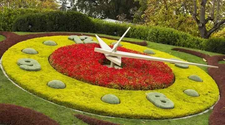 Vol pas cher pour Genève, découvrez l’horloge fleurie Vol pas cher pour Genève, découvrez l’horloge fleurie