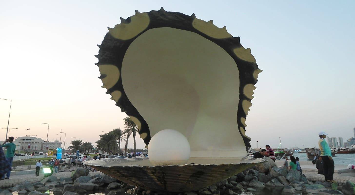 Voyage à Doha, flânerie dans le jardin de la Baie de Doha