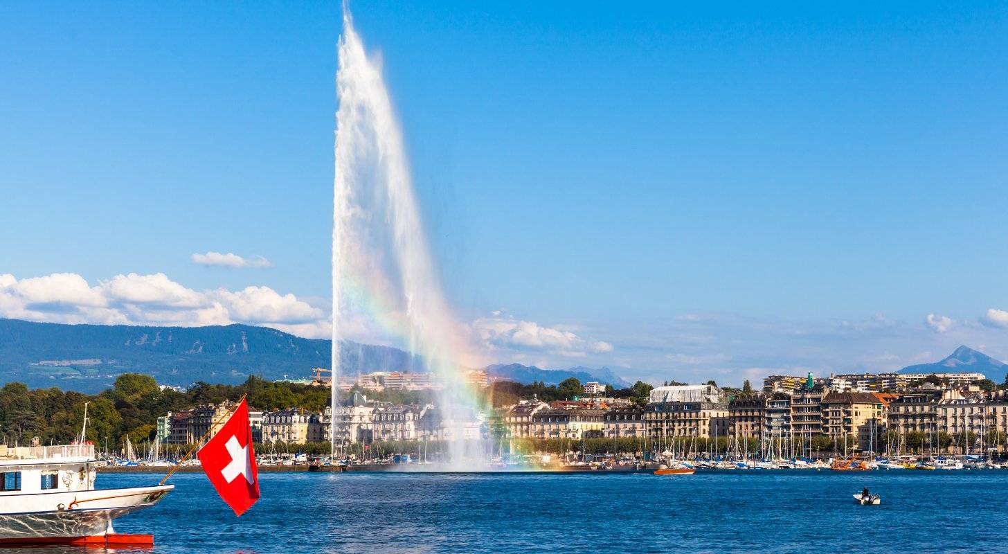 Vol pas cher pour la Suisse, découvrez le geyser de Genève