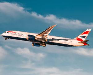 Photo d'un avion British Airways en vol