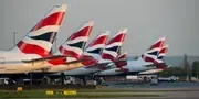 avions british airways en stationnement