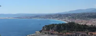 aeroport nice cote d azur vue ville