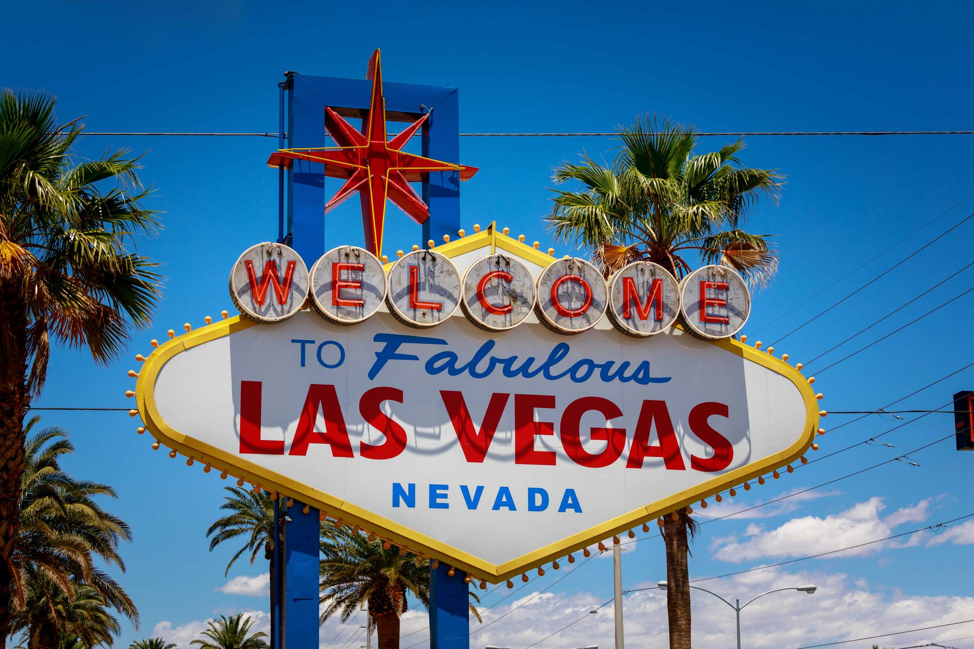 Photo du panneau d'entrée de Las Vegas