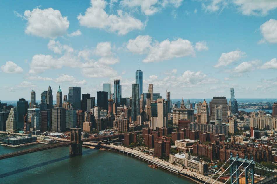 Photo de l'île de Manhattan à New York