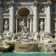 Photo de la fontaine de Trevi à Rome en Italie