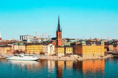 vue panoramique centre ville stockholm