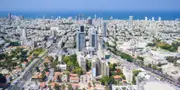 Vue panoramique du centre-ville de Tel Aviv 