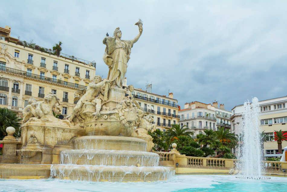 Photo de la Fontaine de la Fédération à Toulon
