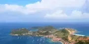 Vue aérienne des Saintes en Guadeloupe