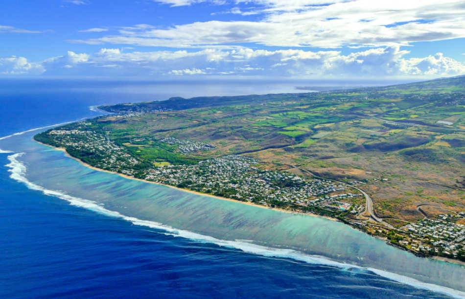 Photo panoramique de l'Ile de La Réunion