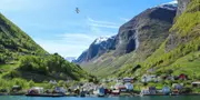 Photo des bord de fjords en Norvège