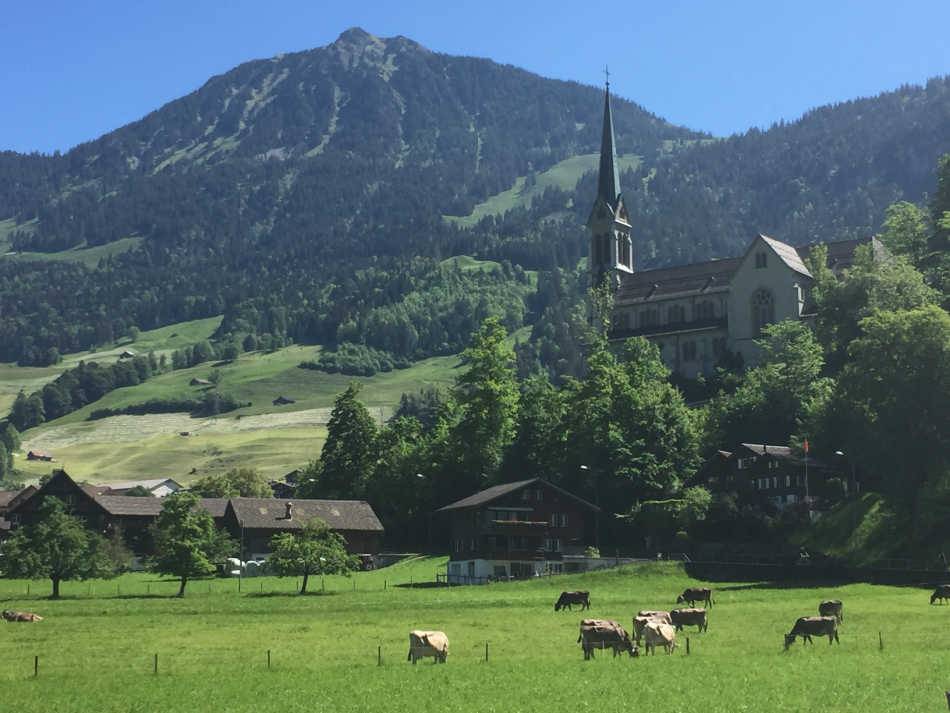Photo de la campagne suise