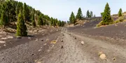 Photo d'une coulée de lave sur l'Ile de La Palma
